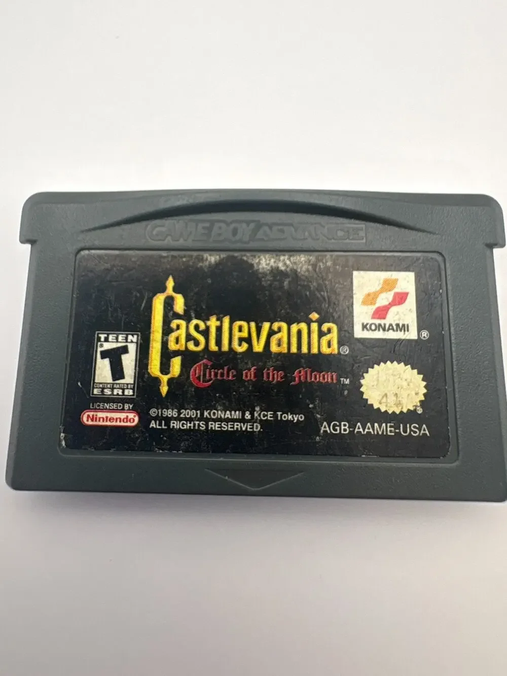 Castlevania Circle of the Moon - Game Boy Advance - Cartridge - Tested Authentic